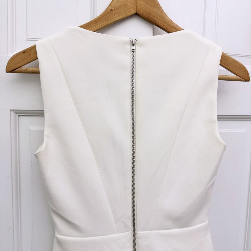 REISS Lola Quilted Fit & Flare Dress - Picture 9 of 12